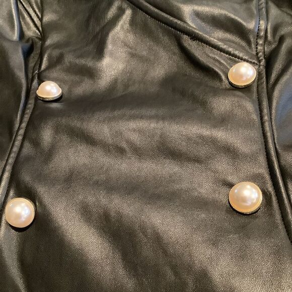 Sleeveless Faux Leather Dress by Simply Be ASOS - Picture 5 of 7